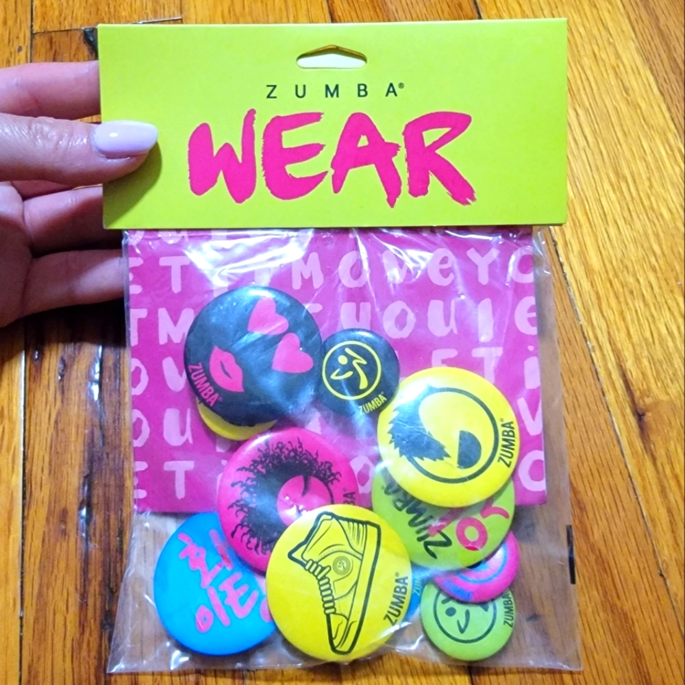 Zumba Fitness Zmoji Bag of Pins (12 count)